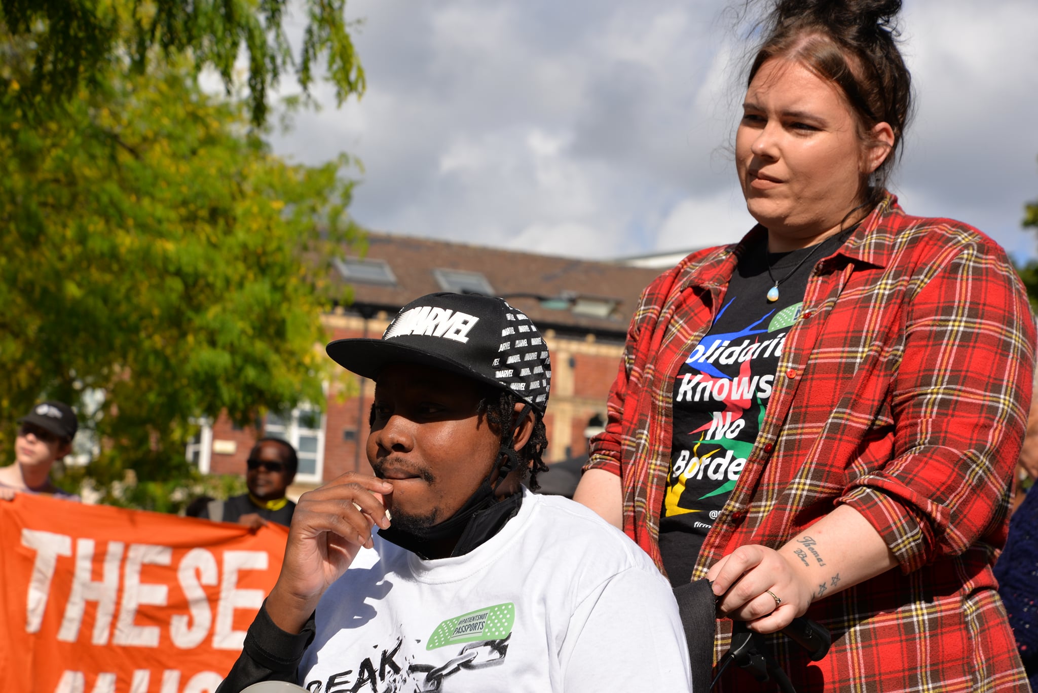 Justice for Simba No passports in the NHS! These Walls Must Fall